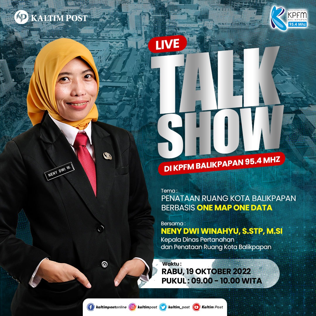 Talkshow Kadis DPPR Kota Balikpapan bersama KPFM 95.4 Mhz